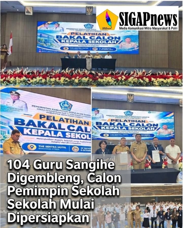 104 Guru Sangihe Digembleng, Calon Pemimpin Sekolah Mulai Dipersiapkan