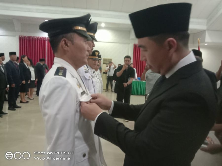 91 Pejabat Struktural dan Fungsional Dilantik, Bupati Sangihe Dorong Semangat Baru Birokrasi