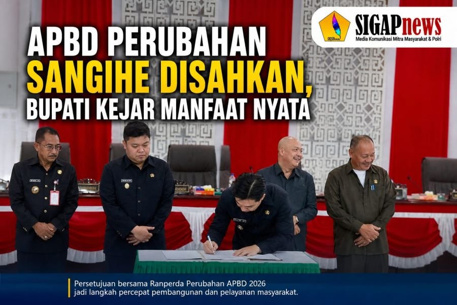 APBD Perubahan Sangihe Disahkan, Bupati Kejar Manfaat Nyata