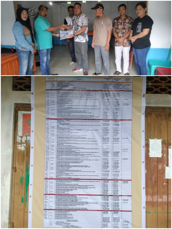 Bangun Mitra Kerja, Pemdes Pettim Sampaikan LKPPK Kepada MTK