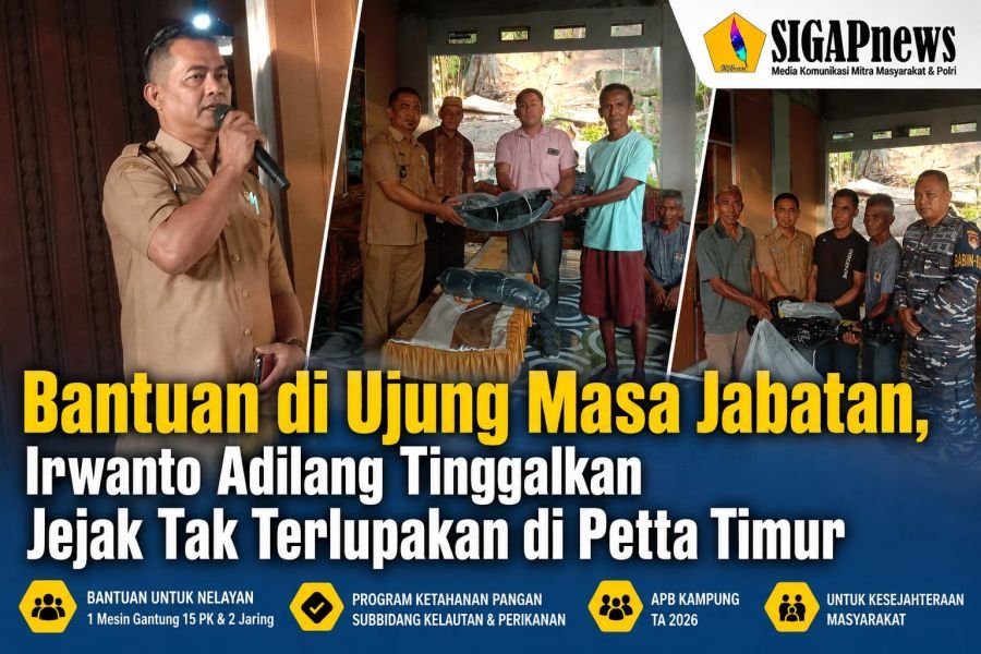 Bantuan di Ujung Masa Jabatan, Irwanto Adilang Tinggalkan Jejak Tak Terlupakan di Petta Timur