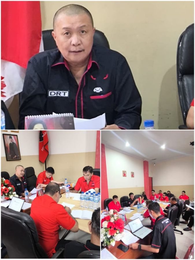 Baru Duduk di Kursi Ketua, Denny Roy Tampi Langsung Konsolidasikan PDIP Sangihe