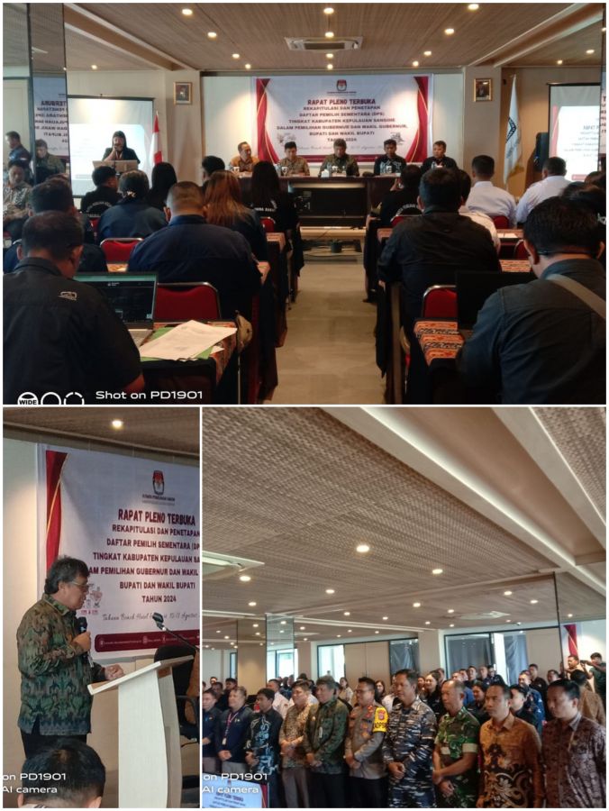 Begini Pesan Penjabat Bupati Sangihe Saat Hadiri Rapat Pleno DPHP