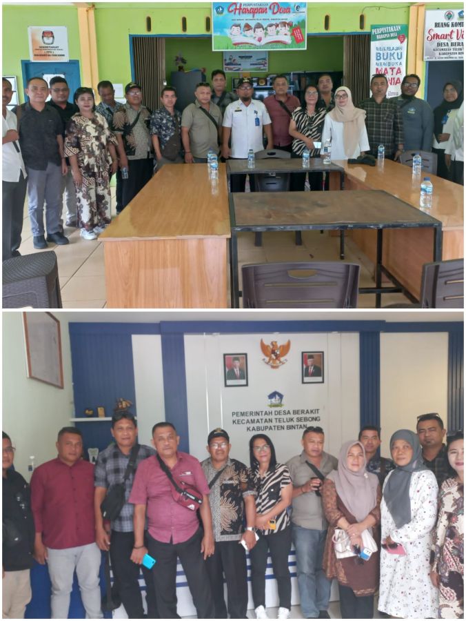 Belasan Kapitaluang Sangihe Kunjungi dan Melihat Langsung Desa Maju di Provinsi Kepulauan Riau