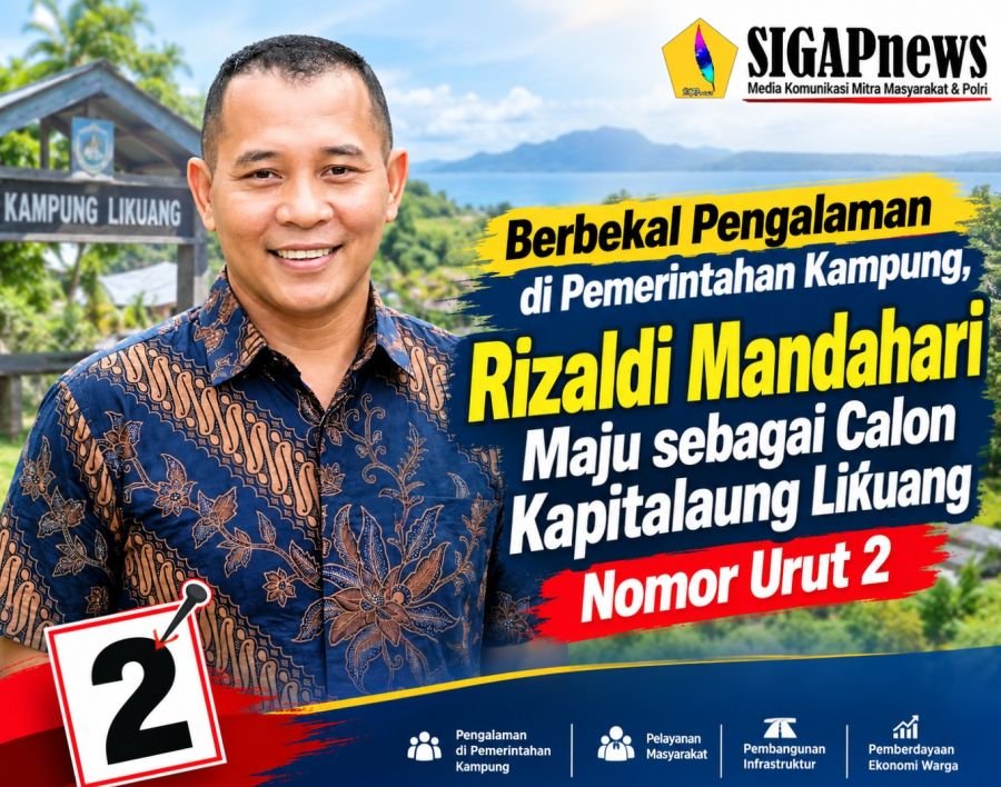 Berbekal Pengalaman di Pemerintahan Kampung, Rizaldi Maju Calon Kapitalaung Likuang Nomor Urut 2
