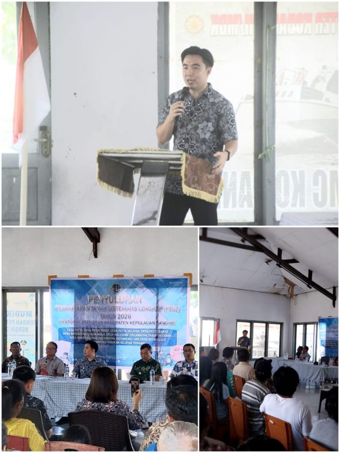 Buka Sosialisasi PTSL 2026, Bupati Michael Thungari: Tanah Warga Jadi Perhatian Serius