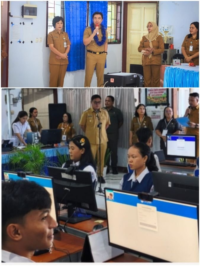 Bupati dan Wabup Sangihe Buka Serentak TKA SMP 2026, Pendidikan Jadi Taruhan Masa Depan Daerah