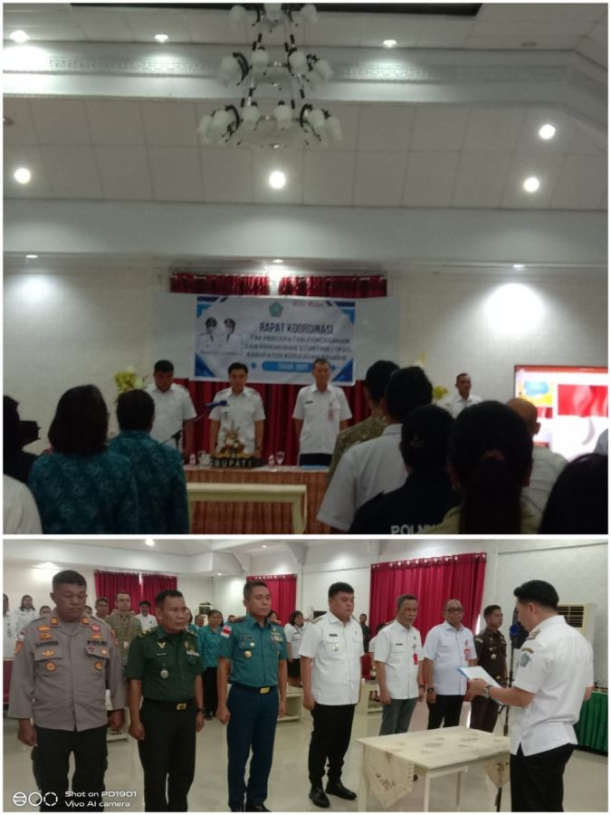 Bupati Lantik TP3S Sangihe, Fokus Turunkan Stunting
