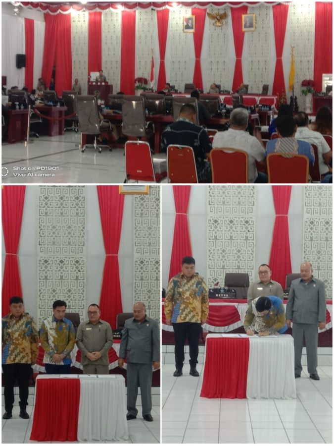 Bupati Michael Thungari Apresiasi DPRD Sangihe, Ranperda APBD 2024 Disahkan