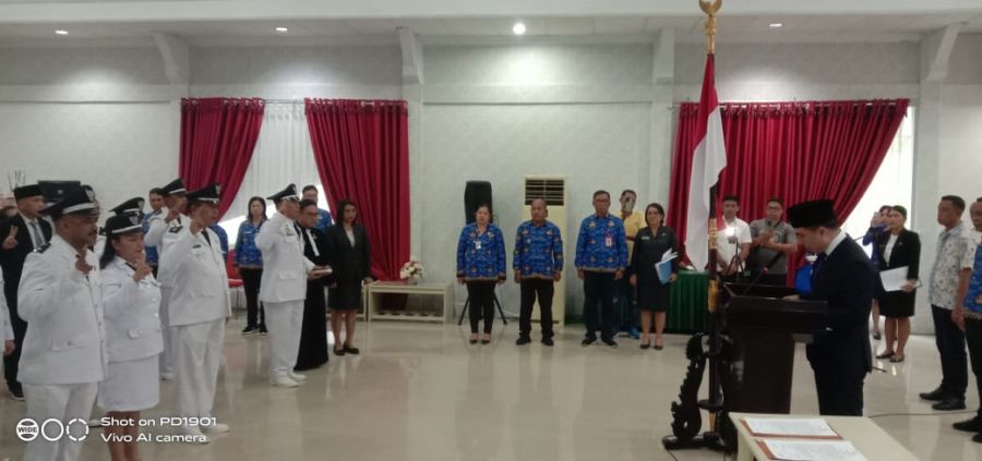 Bupati Sangihe Lantik Pejabat Administrator dan Pengawas: Jabatan Bukan Hadiah, Tapi Amanah