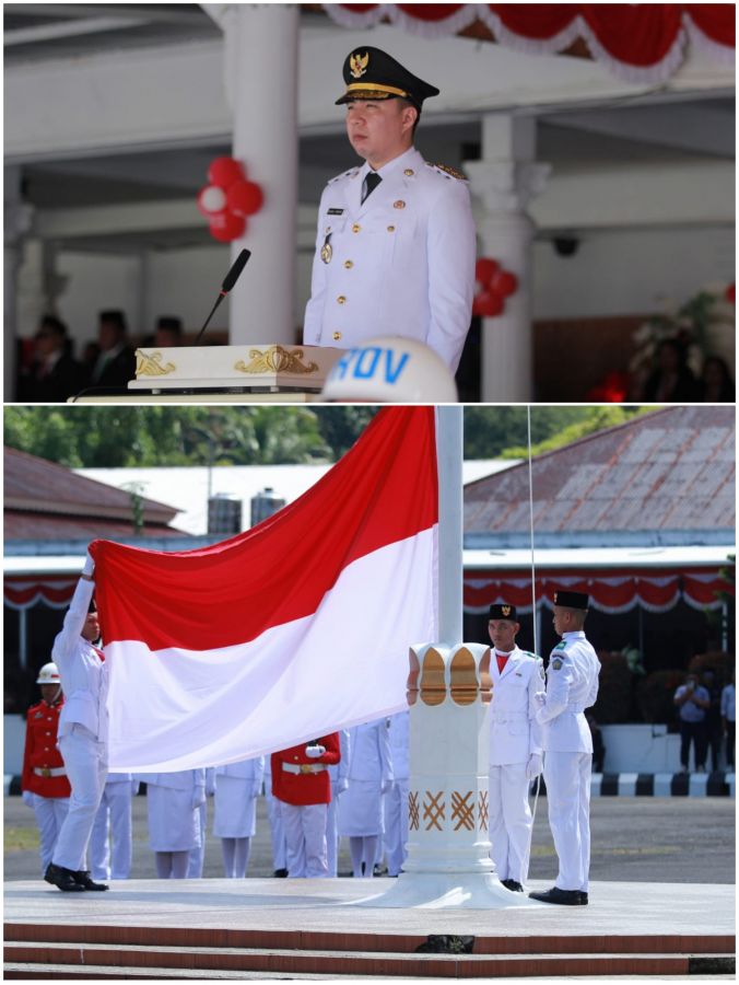 Dari Gelora Santiago, Bupati Michael Thungari Pimpin Upacara Kemerdekaan Penuh Wibawa