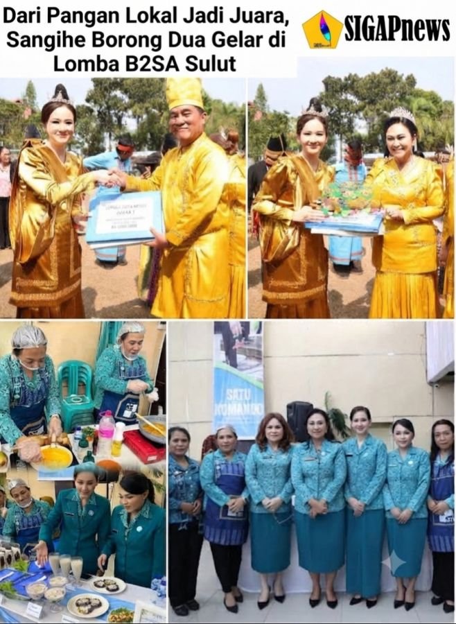 Dari Pangan Lokal Jadi Juara, Sangihe Borong Dua Gelar di Lomba B2SA Sulut