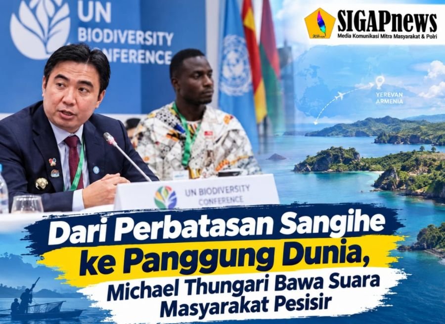 Dari Perbatasan Sangihe ke Panggung Dunia, Michael Thungari Bawa Suara Masyarakat Pesisir