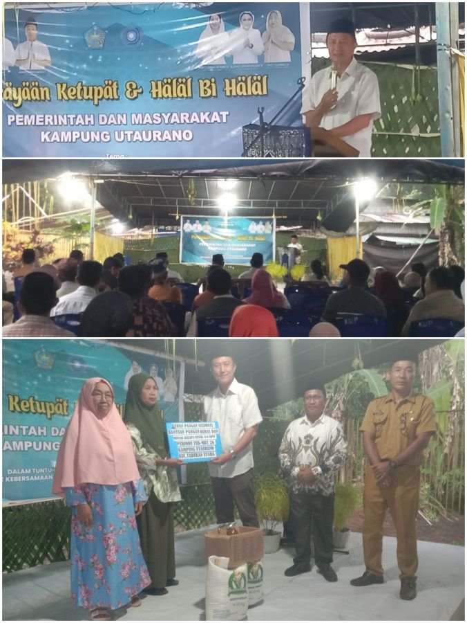 Dari Utaurano, Pesan Persatuan Menggema: Halal Bihalal Jadi Penguat Sangihe yang Harmonis