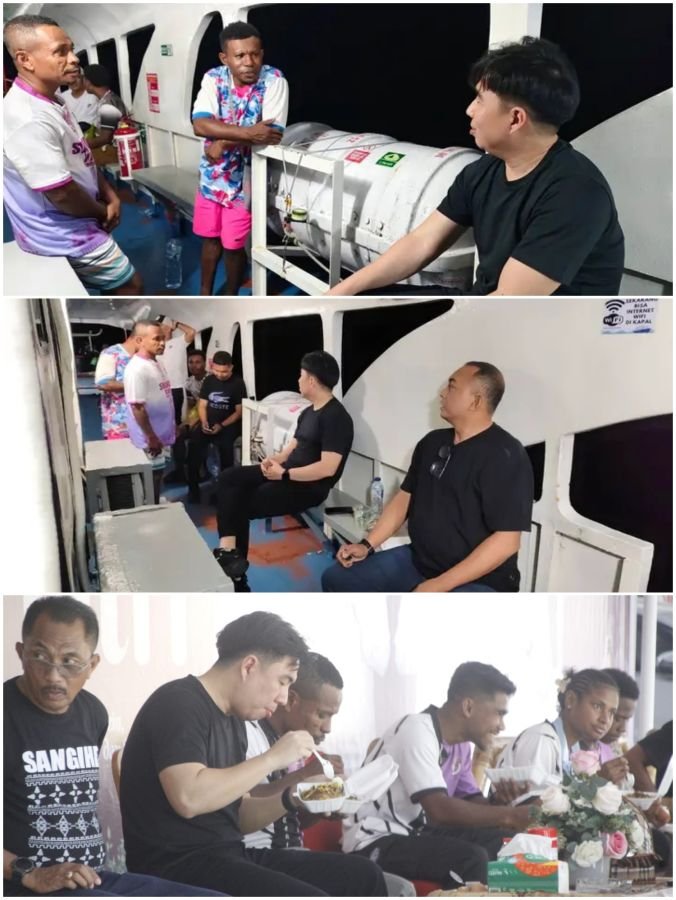 Di Atas KM Saint Marry hingga Teras Rujab, Michael Thungari Tunjukkan Sisi Humanis Pemimpin