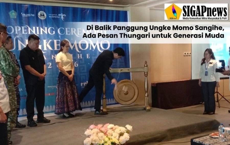 Di Balik Panggung Ungke Momo Sangihe, Ada Pesan Thungari untuk Generasi Muda