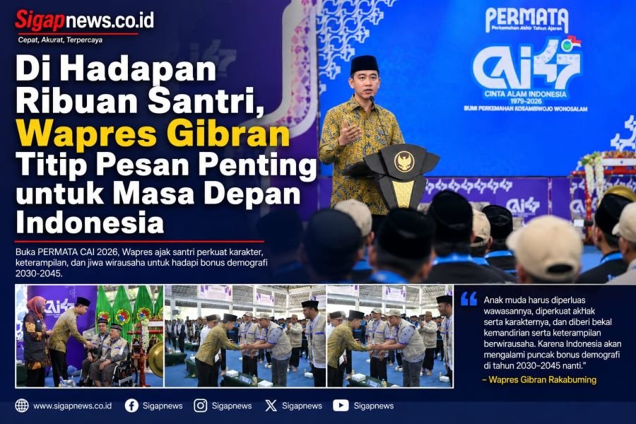 Di Hadapan Ribuan Santri, Wapres Gibran Titip Pesan Penting untuk Masa Depan Indonesia