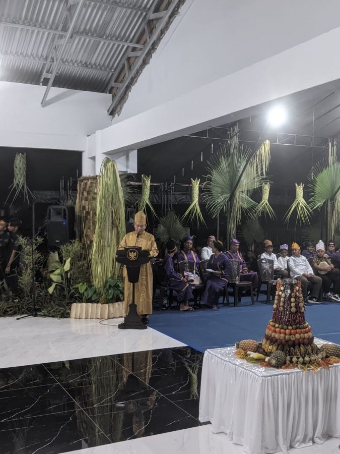 Di Panggung Sakral Tulude, Wagub Sulut Ungkap Deretan Prestasi Gemilang Sangihe