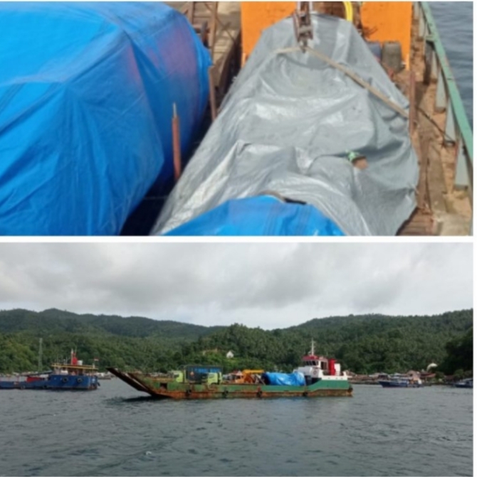 Di Tanya Soal Handak Dalam Konteiner Kapal LCT
