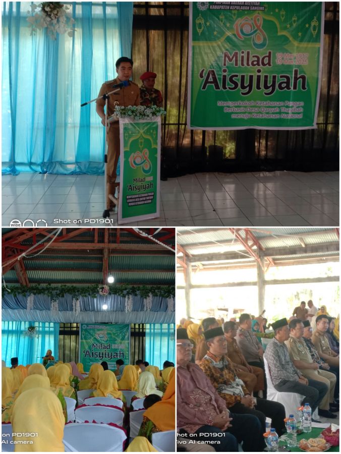 Didampingi Ketua TP PKK, Bupati Sangihe Hadiri Milad 108 ‘Aisyiyah: Perempuan Adalah Kekuatan Umat