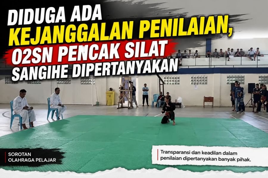 Diduga Ada Kejanggalan Penilaian, O2SN Pencak Silat Sangihe Dipertanyakan