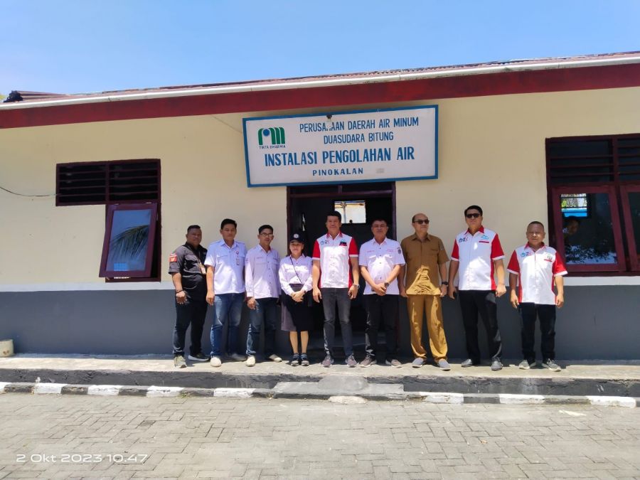 Dirut PDAM Bitung Alfred Salindeho, Turlap Cek Beberapa IPA