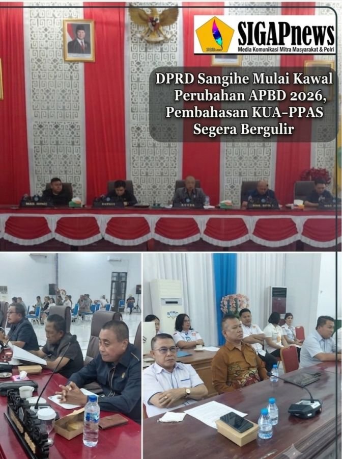 DPRD Sangihe Mulai Kawal Perubahan APBD 2026, Pembahasan KUA-PPAS Segera Bergulir