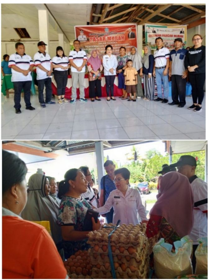 Gelar Pasar Murah dan Pengobatan Gratis, Penjabat Bupati: Pemerintah Hadir Melayani Masyarakat