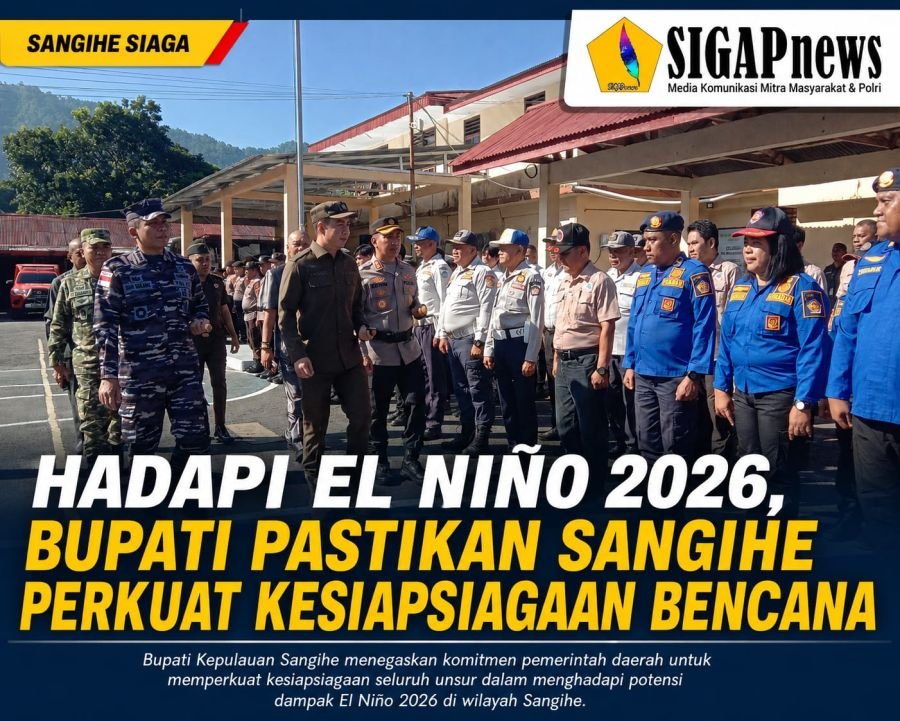 Hadapi El Niño 2026, Bupati Pastikan Sangihe Perkuat Kesiapsiagaan Bencana