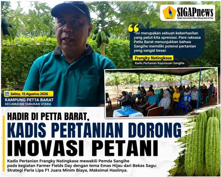 Hadir di Petta Barat, Kadis Pertanian Dorong Inovasi Petani