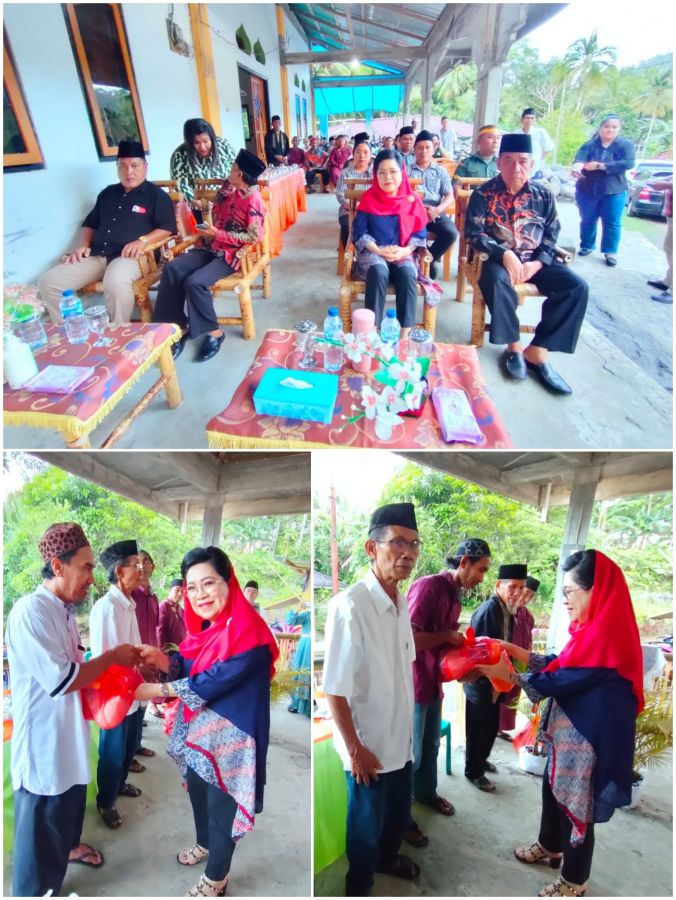 Hadiri Buka Puasa Bersama, Tamuntuan Berbagi Berkat Dengan Jemaah Masjid Al-Hikmah Utaurano