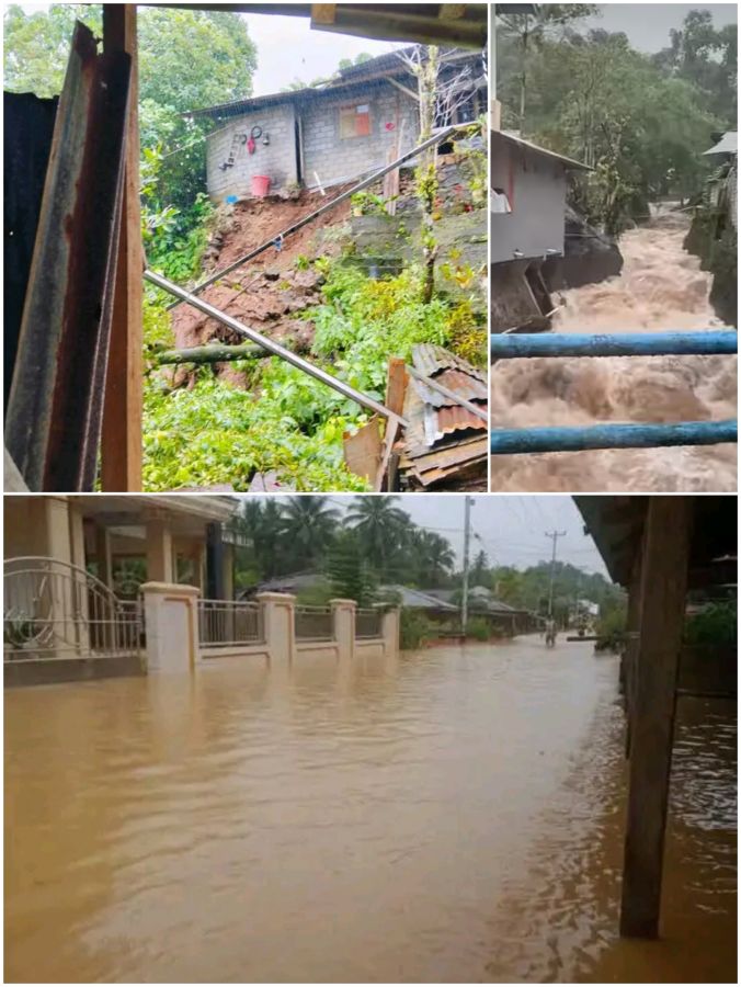 Hujan Tak Kunjung Reda, Warga Sangihe Mulai Terdampak Longsor dan Banjir, Pemda Diminta Bertindak