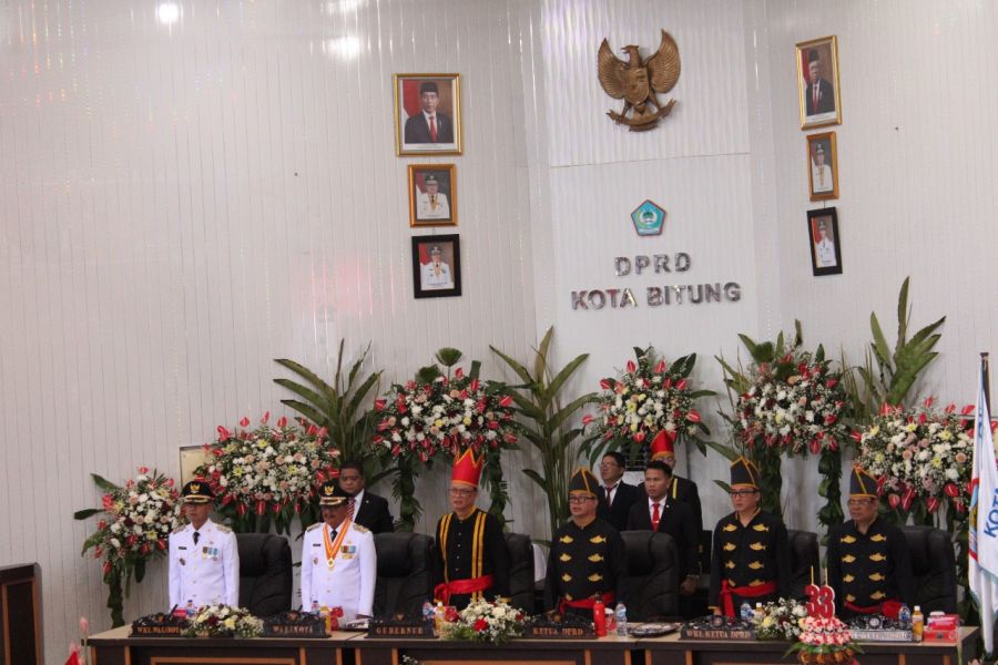 Kanim Bitung Ikuti Sidang Paripurna DPRD Dalam Rangka HUT Kota Bitung Ke-33