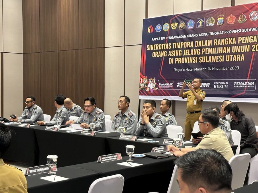 Kakanim Bitung Soesilo Sumedi Hadiri Rapat TIMPORA Tingkat  Provinsi Sulut Tahun 2023