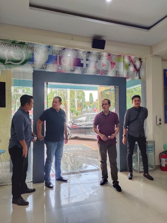Kakanim Kls II TPI Bitung Terima Kunker Wakil Direktur Politeknik Imigrasi