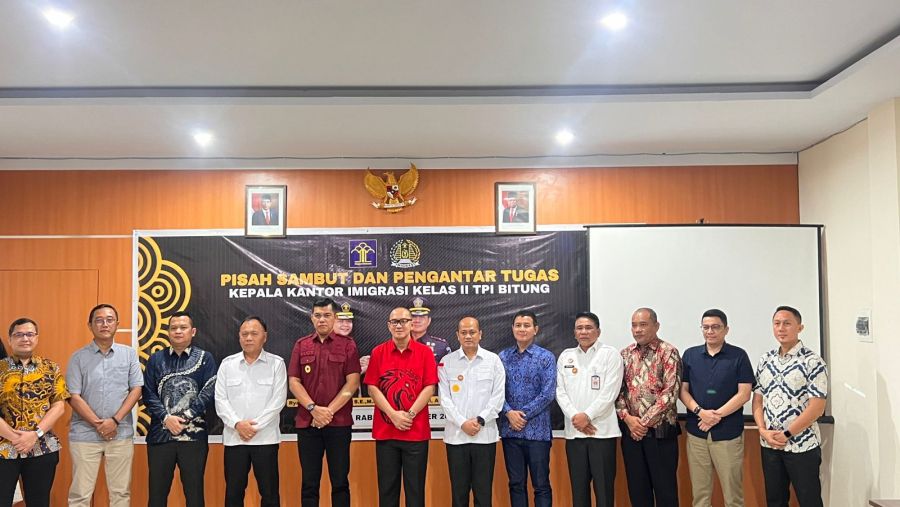 Kakanwil Kemenkumham Sulut Hadiri Pisah Sambut Kepala Kantor Imigrasi kelas II TPI Bitung