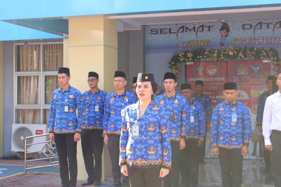 Kanim Kelas II Bitung Rayakan Dengan Khidmat Upacara Hari Ibu Ke-95