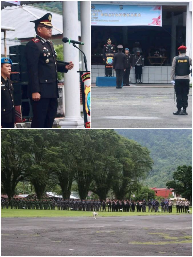 Kapolres Sangihe Pimpin Upacara HUT Bhayangkara ke-79: Tegaskan Komitmen Melayani Masyarakat