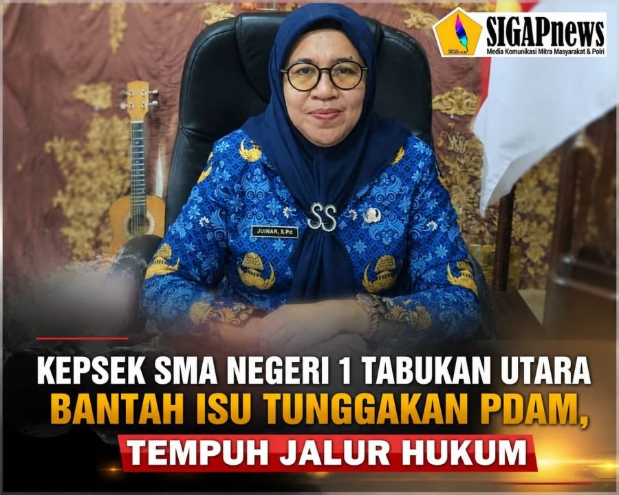 Kepsek SMA Negeri 1 Tabukan Utara Bantah Isu Tunggakan PDAM, Tempuh Jalur Hukum