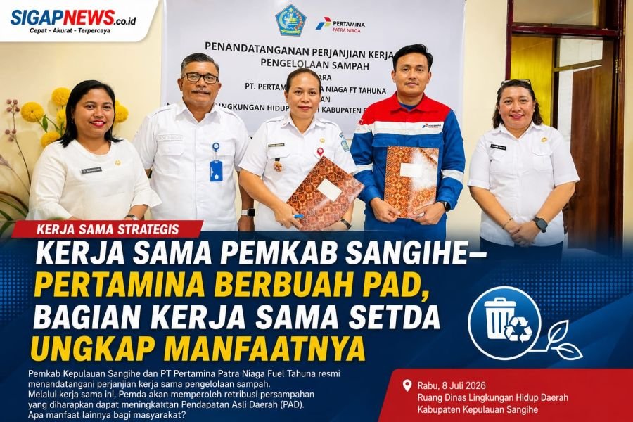 Kerja Sama Pemkab Sangihe–Pertamina Berbuah PAD, Bagian Kerja Sama Setda Ungkap Manfaatnya