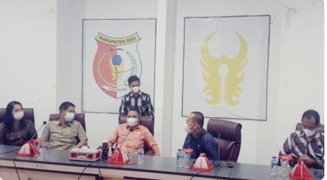 Kunjungan Wawali Bitung Ke Pemkab Sigi