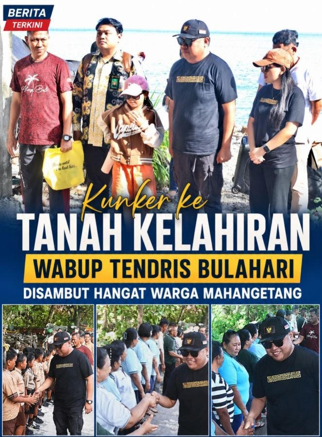 Kunker ke Tanah Kelahiran, Wabup Tendris Bulahari Disambut Hangat Warga Mahangetang