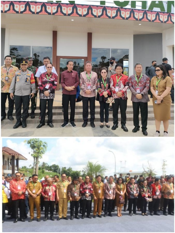 Kunker Presiden Jokowi di Sulut, Pj Bupati Sangihe Dampingi Gubernur Olly Dondokambey