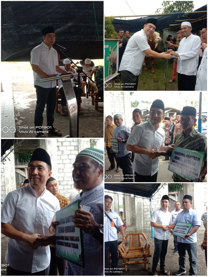Kurban Jadi Perekat Umat, Bupati Sangihe Serahkan Bantuan Presiden dan Pemkab