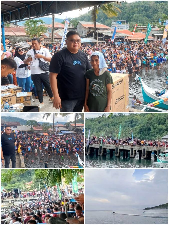 Lambaian Ombak & Senyum Rakyat Warnai Penutupan Lomba Perahu Bersama Wabup Sangihe