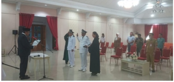 Lantik Penjabat Kapitalaung, Wounde Harap Kapitalaung Baru Bisa Memimpin