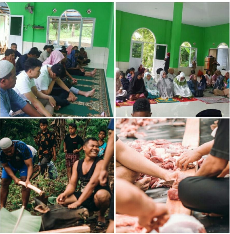LDII Kepulauan Sangihe Sembelih 1 Ekor Sapi dan 4 Kambing Kurban