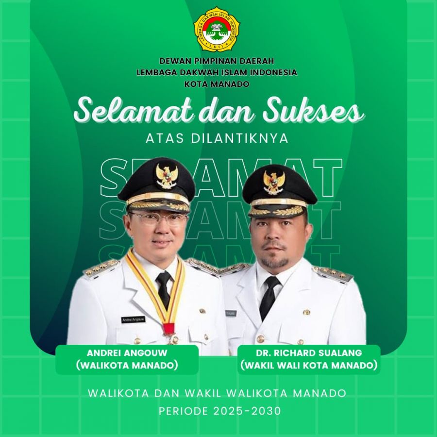 LDII Kota Manado Sambut Pelantikan Wali Kota dan Wakil Wali Kota, Siap Perkuat Kemitraan