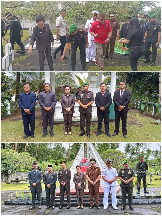 Mengenang Pahlawan Nasional, Forkopimda Sangihe Ziarah ke Makam Bataha Santiago