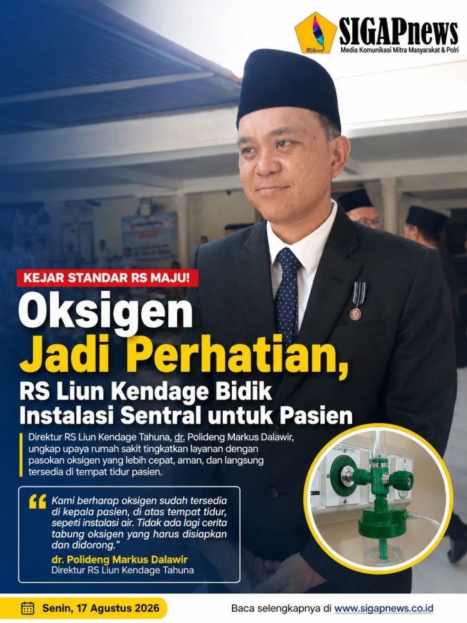 Oksigen Jadi Perhatian, RS Liun Kendage Bidik Instalasi Sentral untuk Pasien